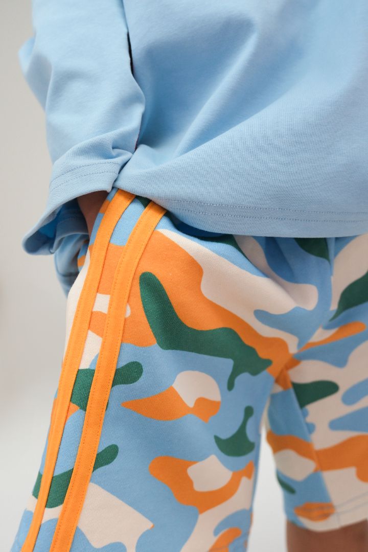 CAMO SHORT - BLUE