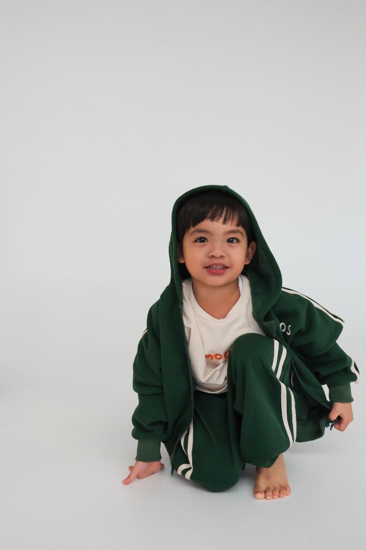COMFORT ZIP HOODIE - GREEN