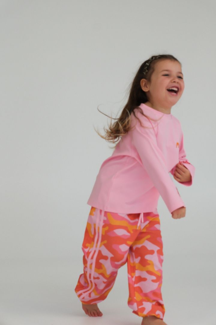 FLAMING HEART L/S - PINK