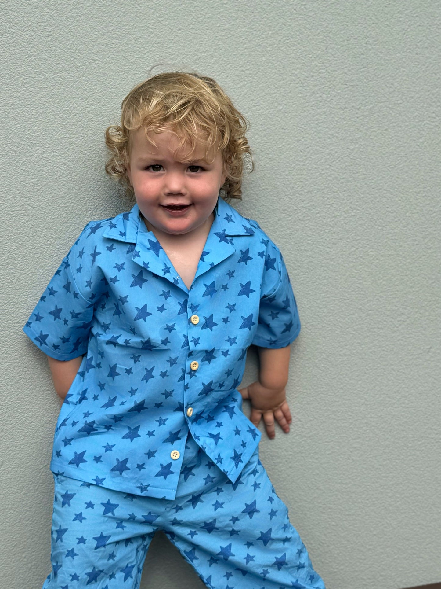 HARRY SHIRT - BLUE STARS