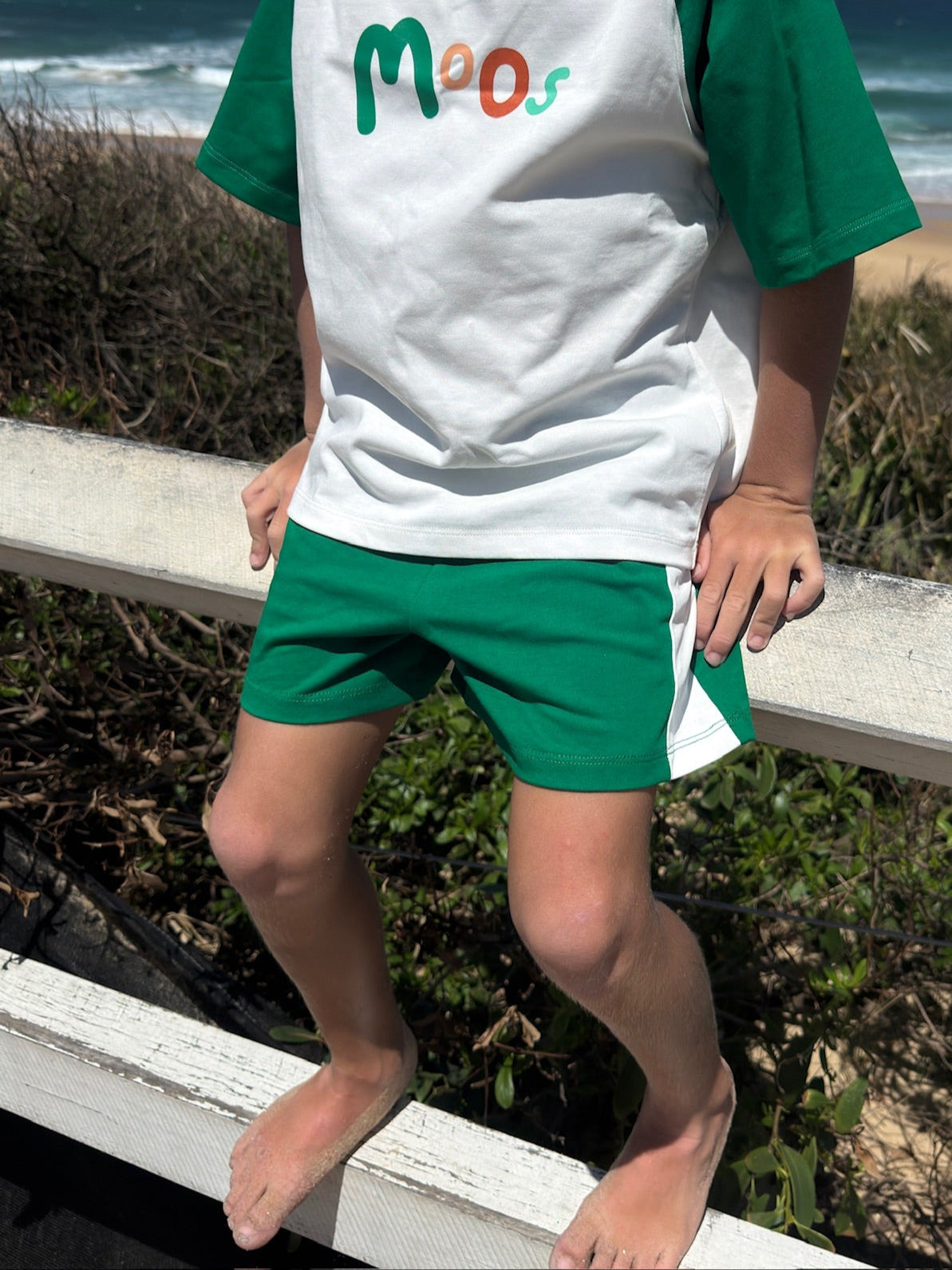 CONTRAST SHORT - GREEN