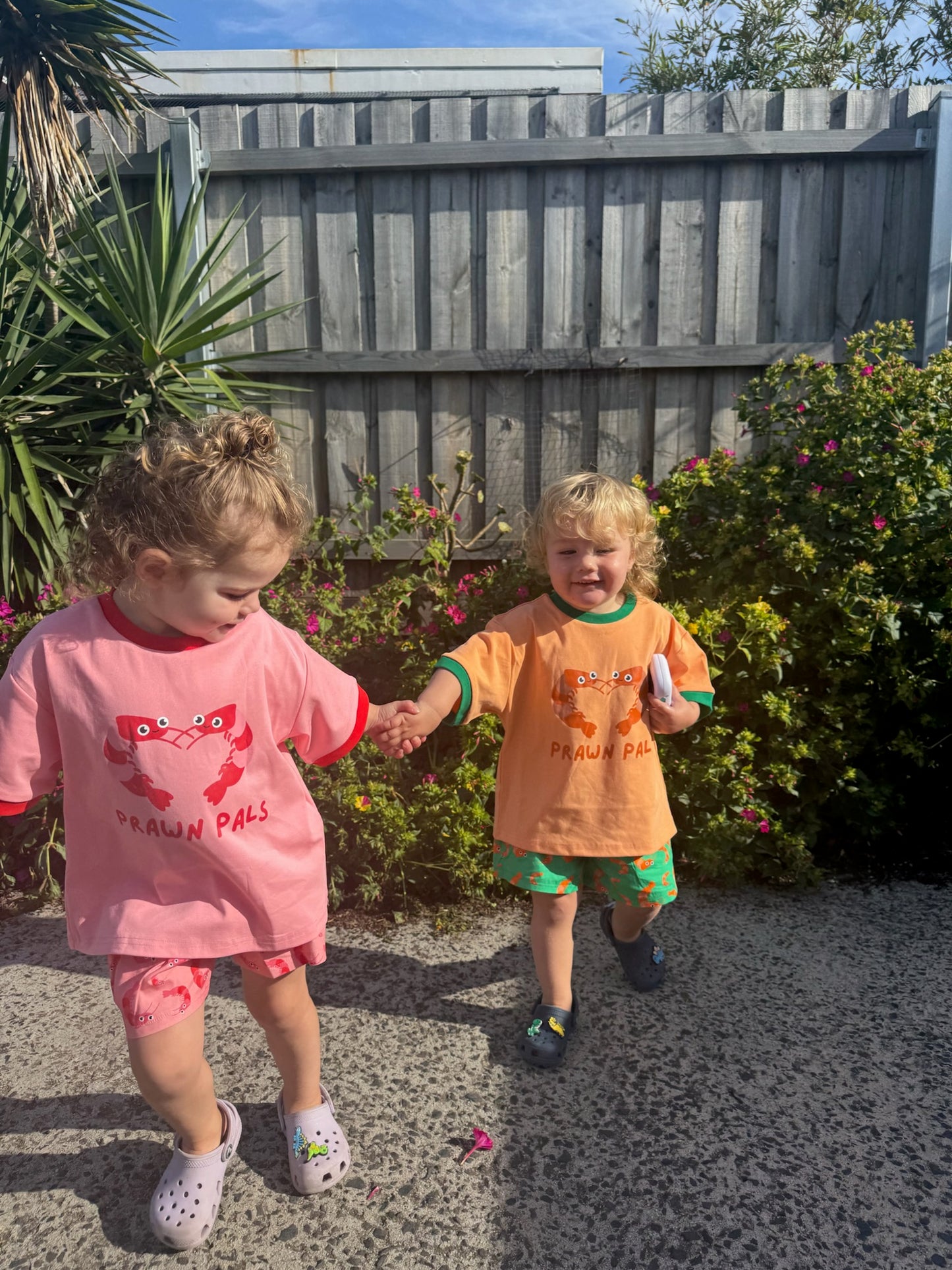 PRAWN PALS TEE - ORANGE