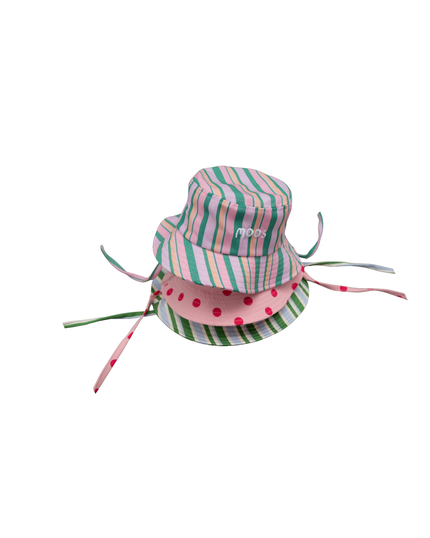 MOOS BUCKET - PINK STRIPE