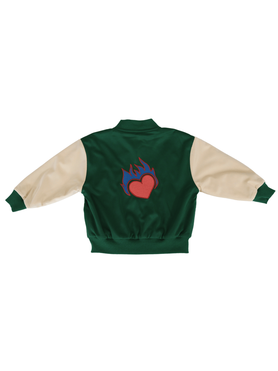 REVERSIBLE BOMBER JACKET - BLUE