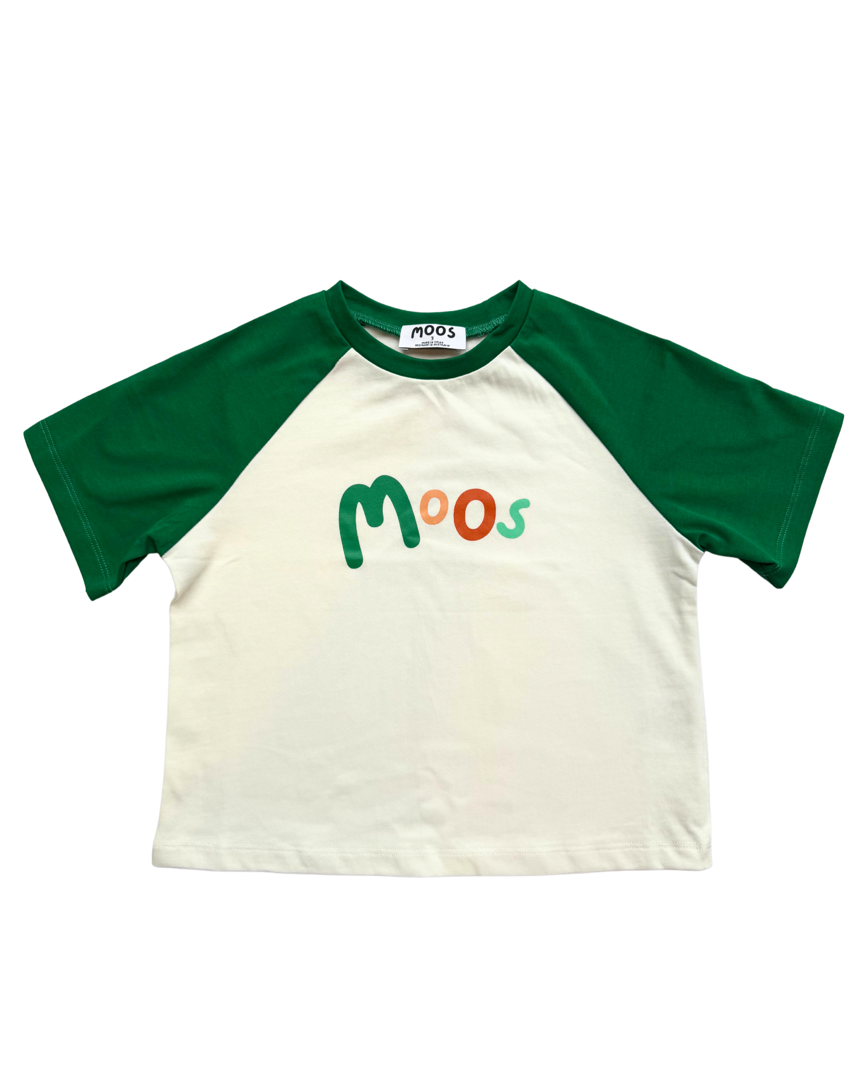 RAGLAN TEE - GREEN