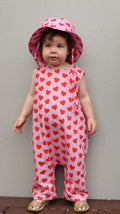 CHARLIE ROMPER- LILAC HEART