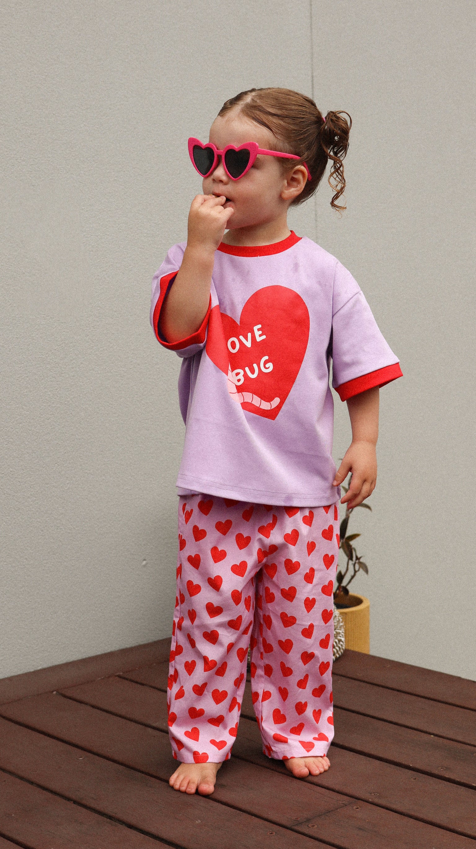 LOVER PANT - LILAC HEART