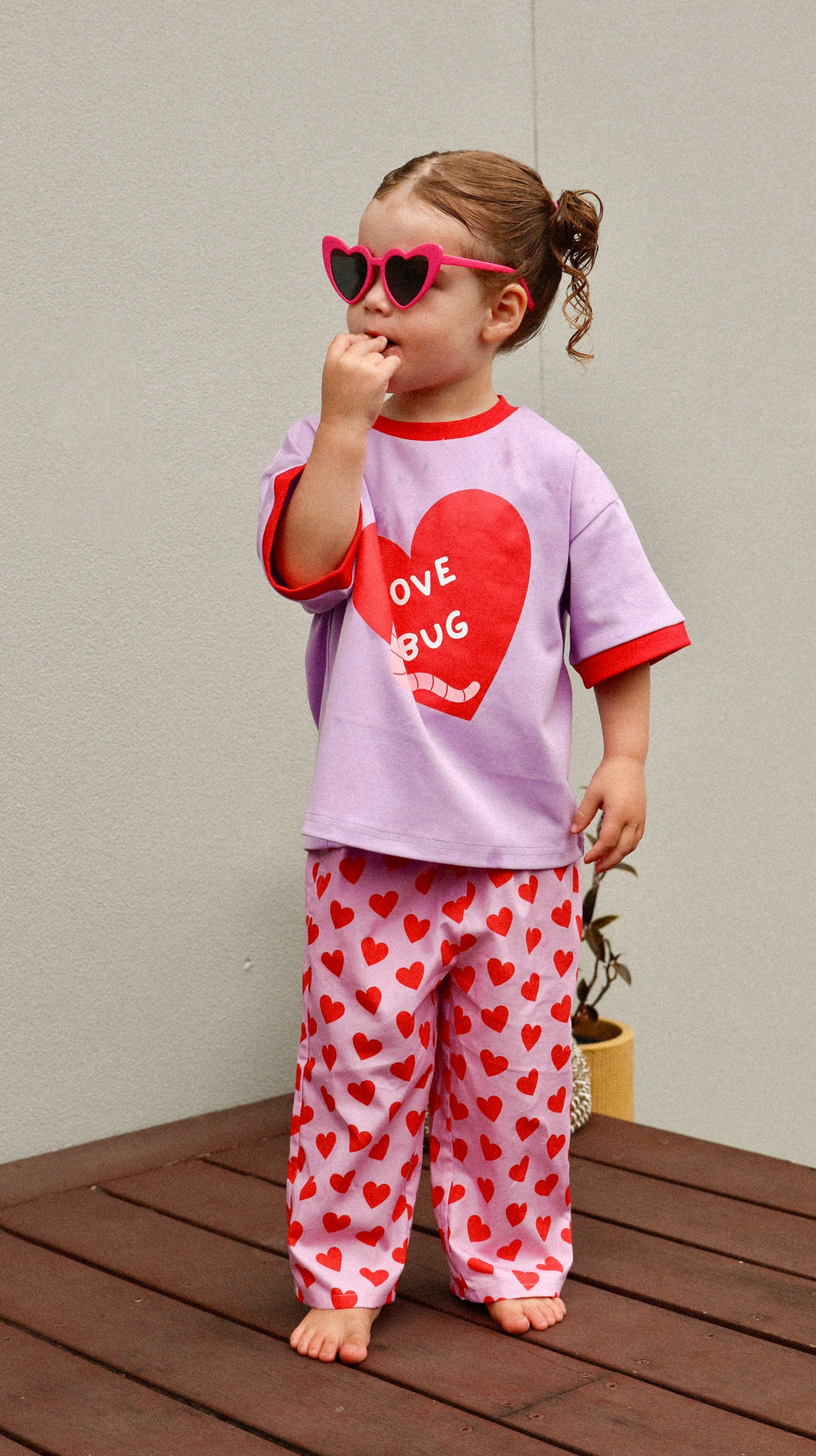 LOVE BUG TEE - LILAC