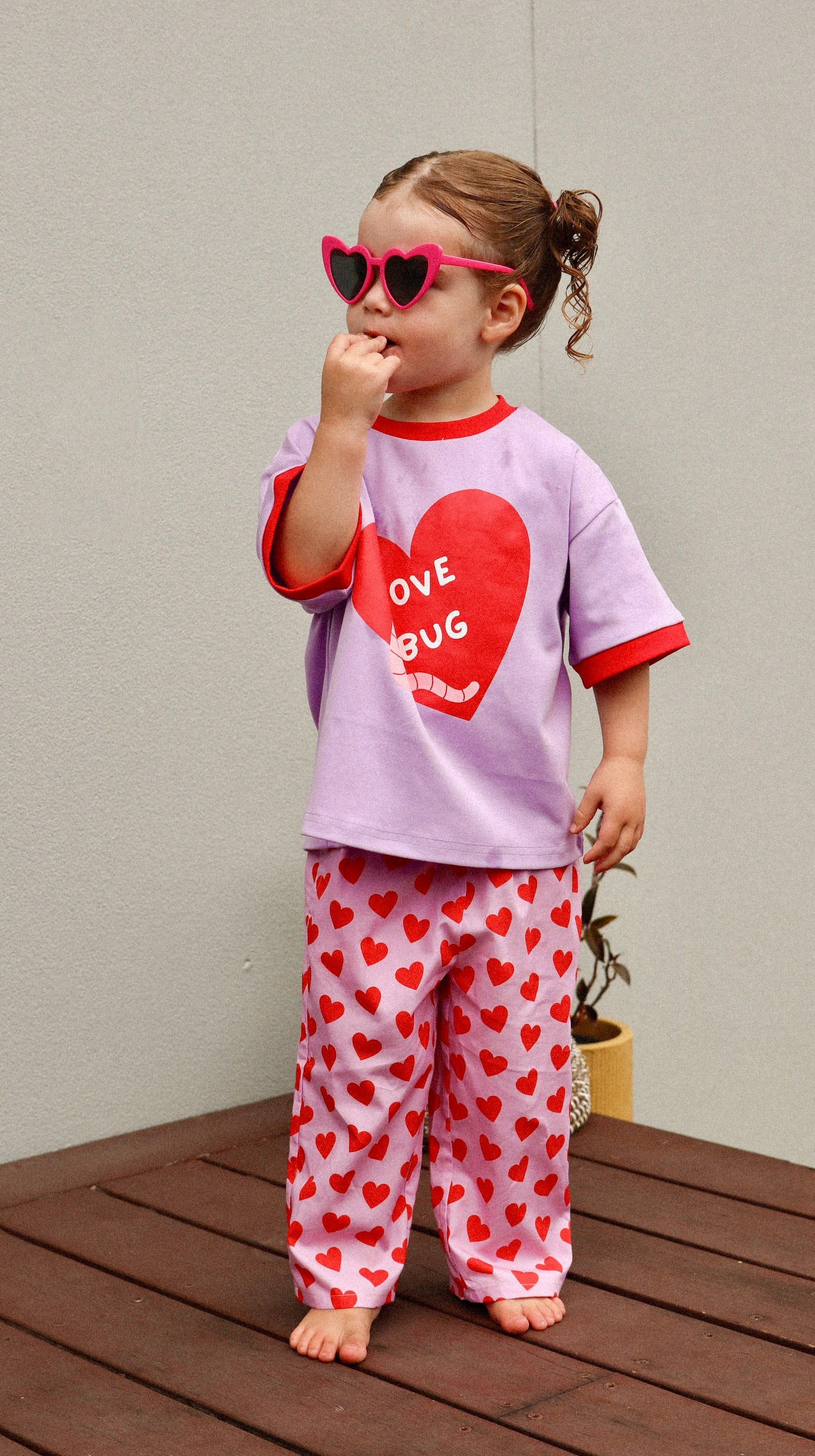 LOVE BUG TEE - LILAC