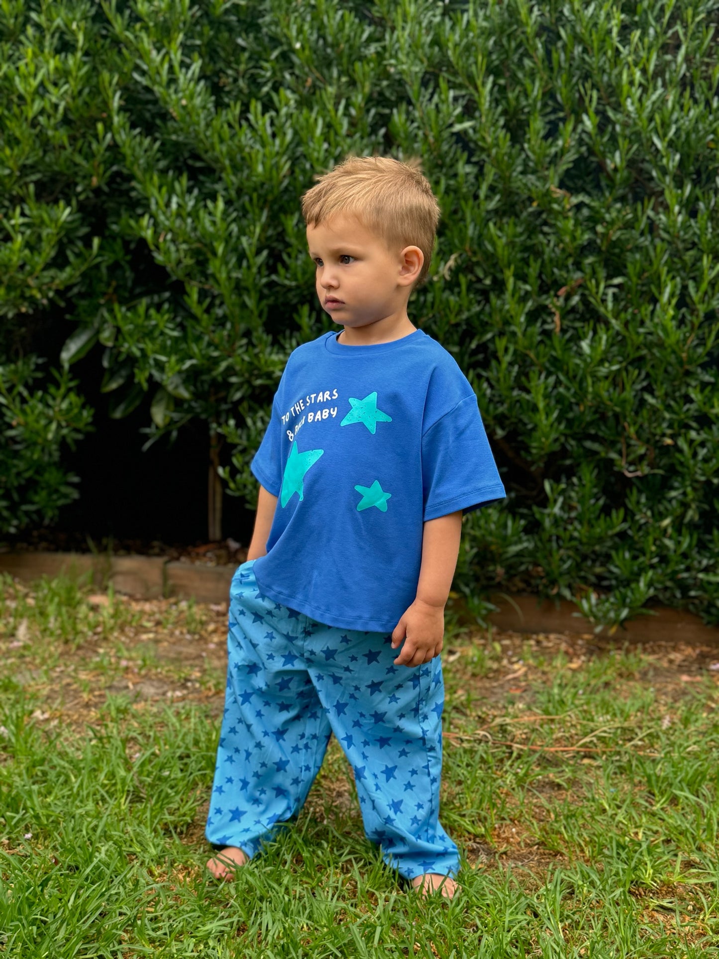 STARRY PANT - BLUE STARS