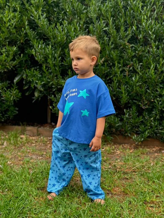 STARRY PANT - BLUE STARS