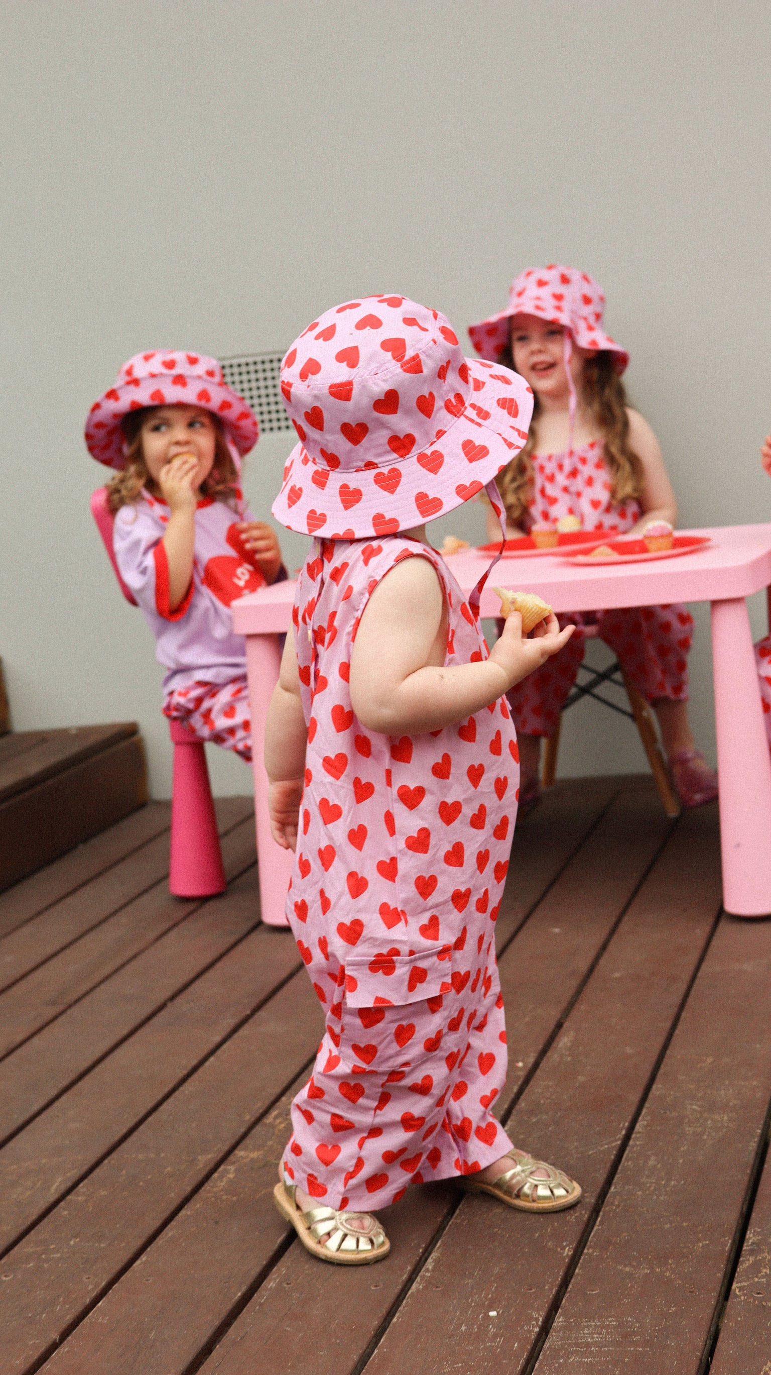 CHARLIE ROMPER- LILAC HEART
