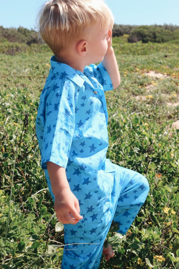 HARRY SHIRT - BLUE STARS