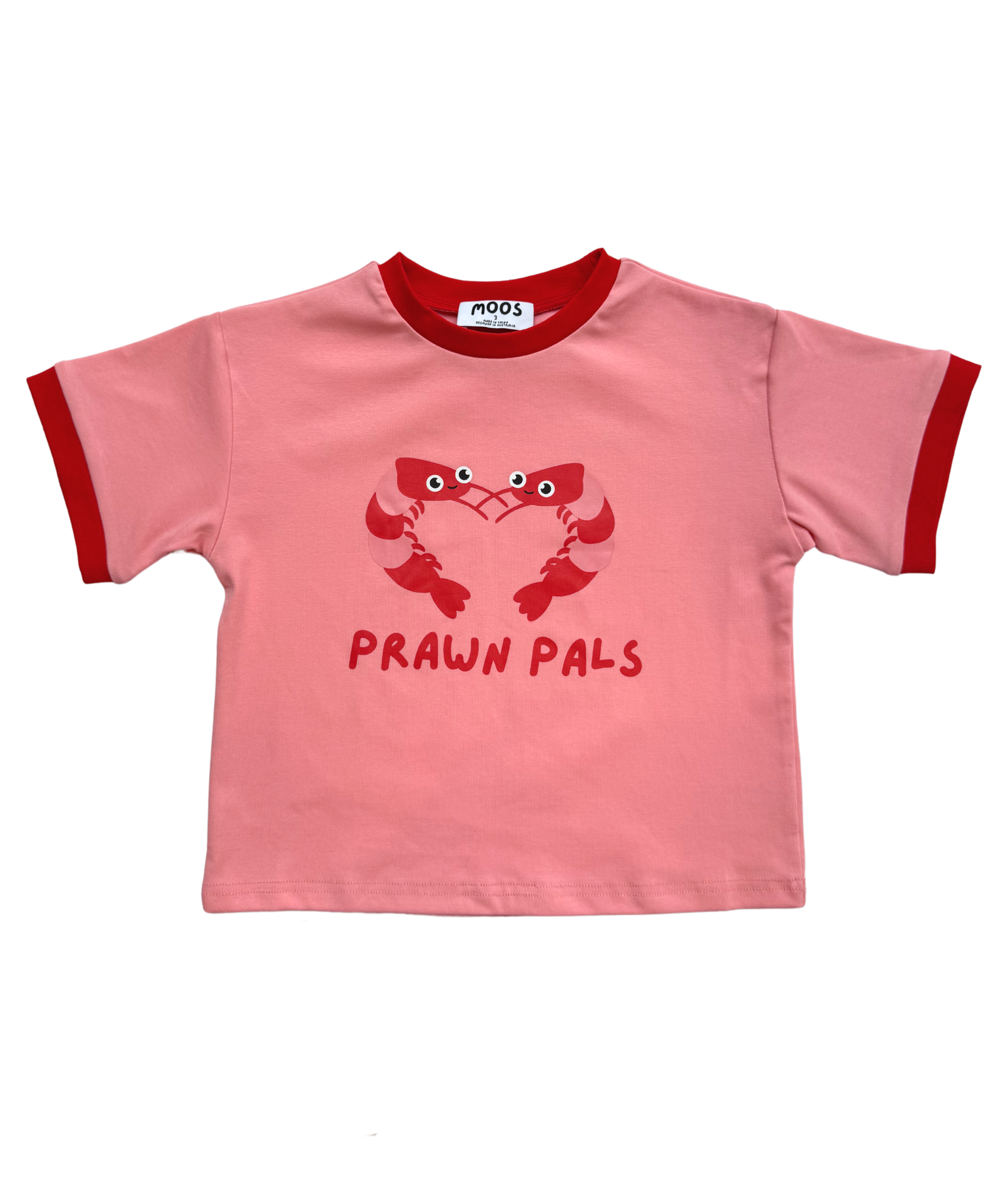 PRAWN PALS TEE - PINK