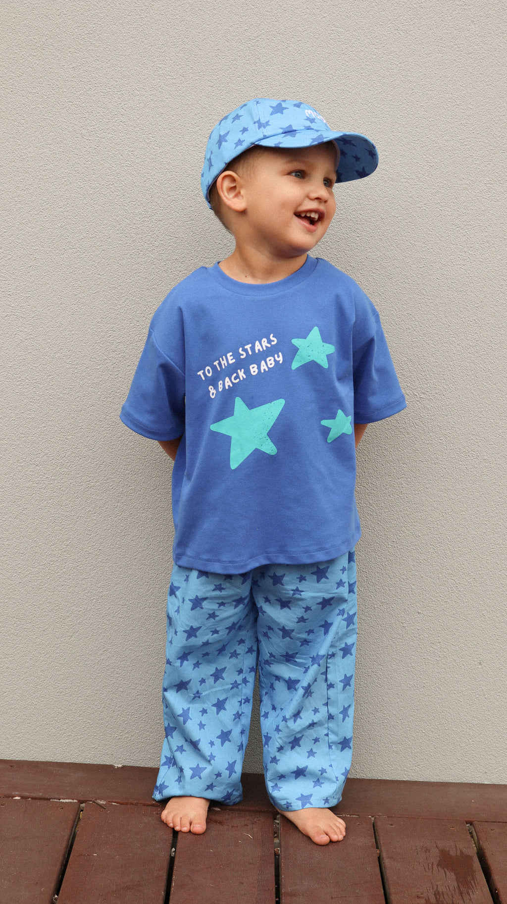 STARS TEE - BLUE