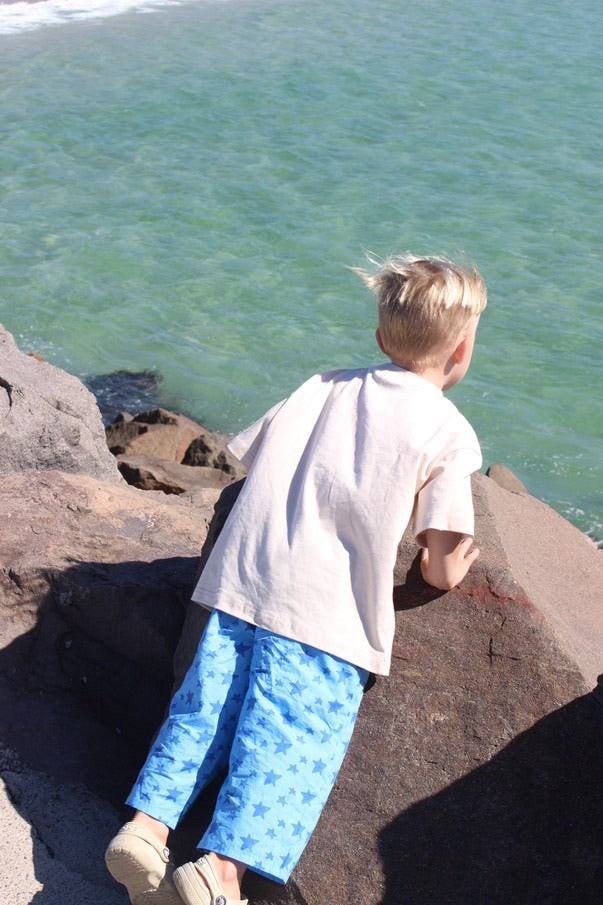 STARRY PANT - BLUE STARS