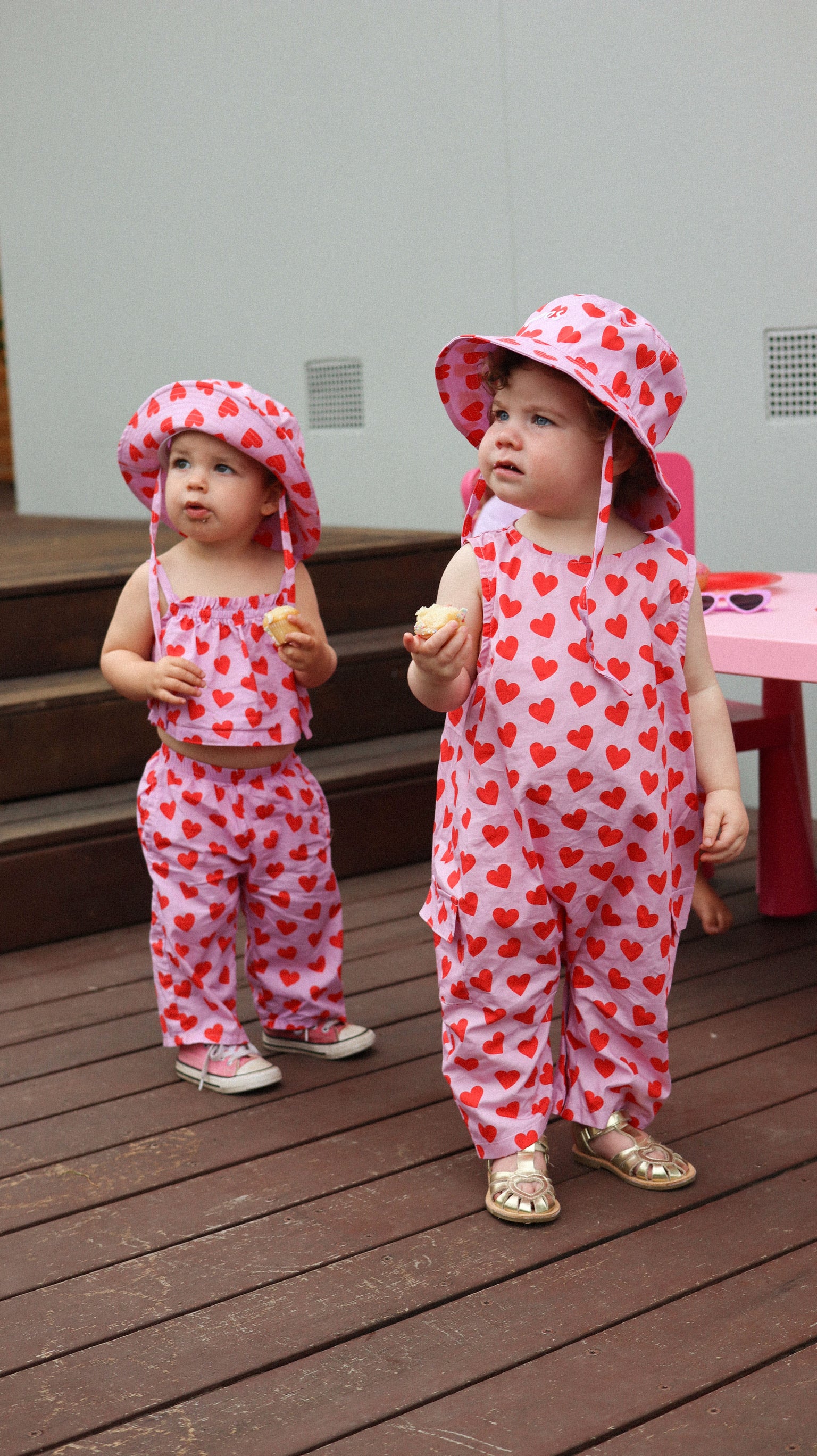CHARLIE ROMPER- LILAC HEART