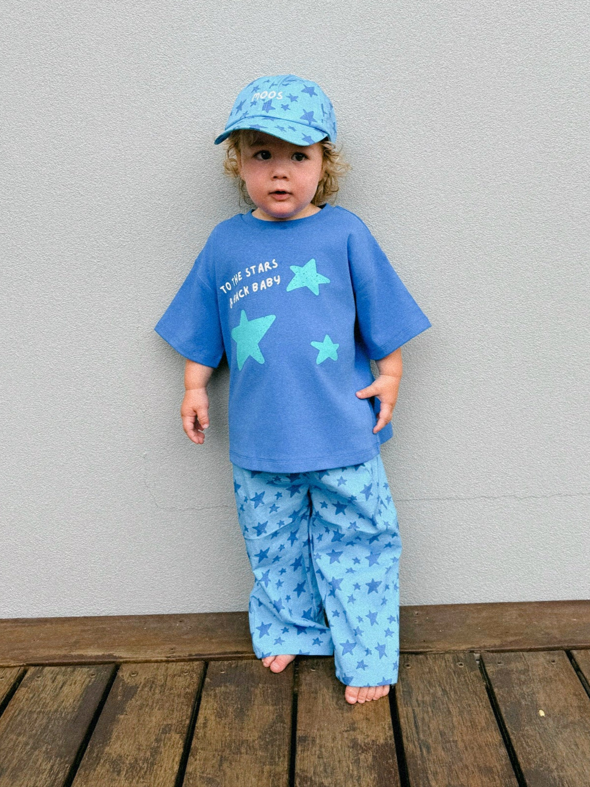 STARS TEE - BLUE