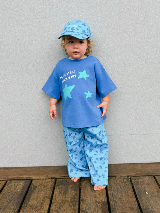 STARS TEE - BLUE