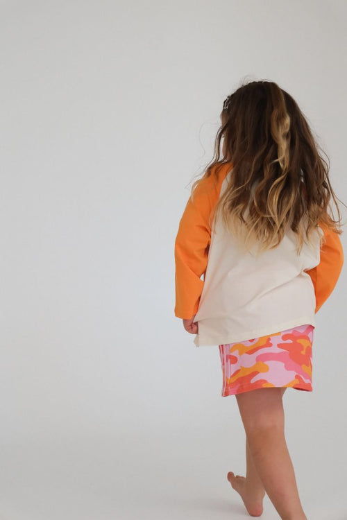 CAMO SKIRT - PINK