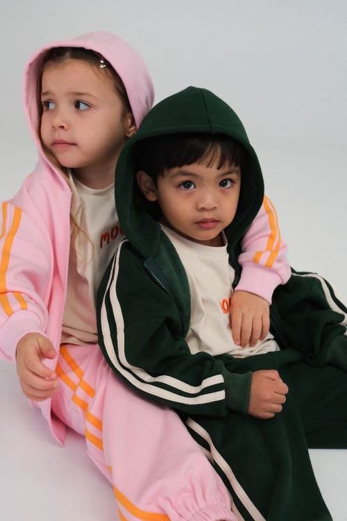 COMFORT ZIP HOODIE - PINK