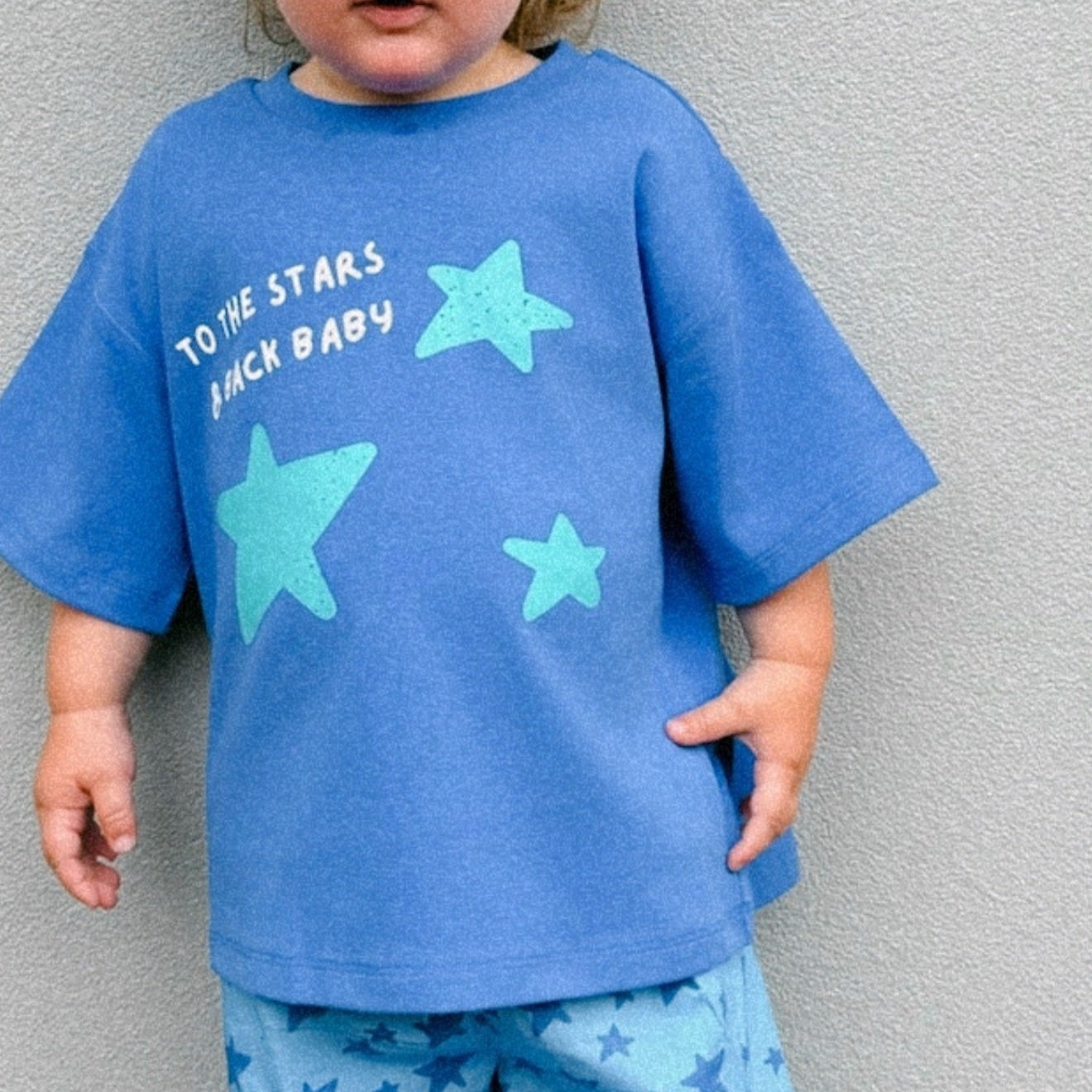 STARS TEE - BLUE