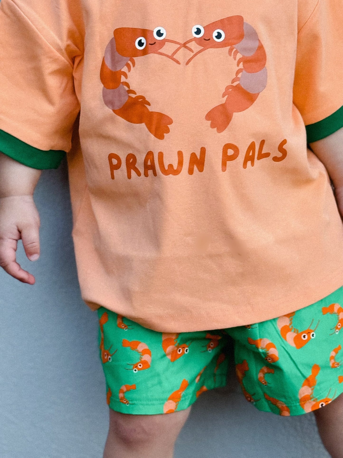 PRAWN PALS TEE - ORANGE