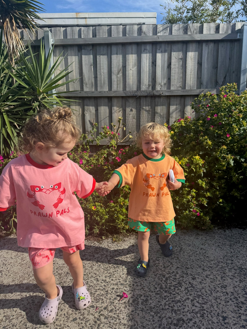 PRAWN PALS TEE - ORANGE
