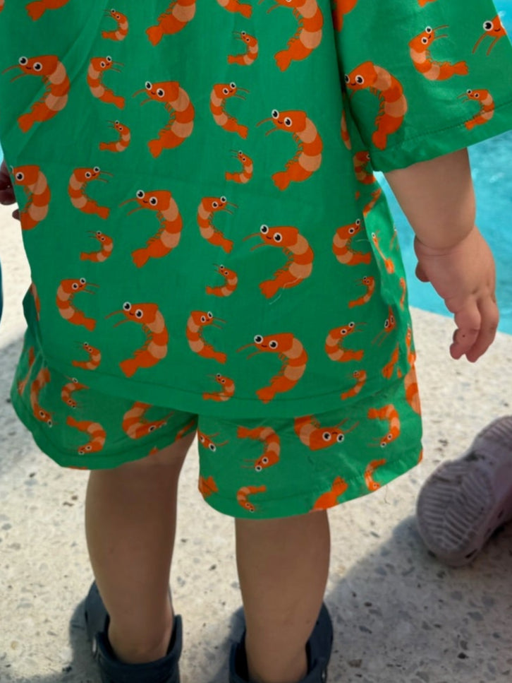 PRAWN SHORT - GREEN