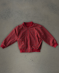 REVERSIBLE BOMBER - RED/CREAM
