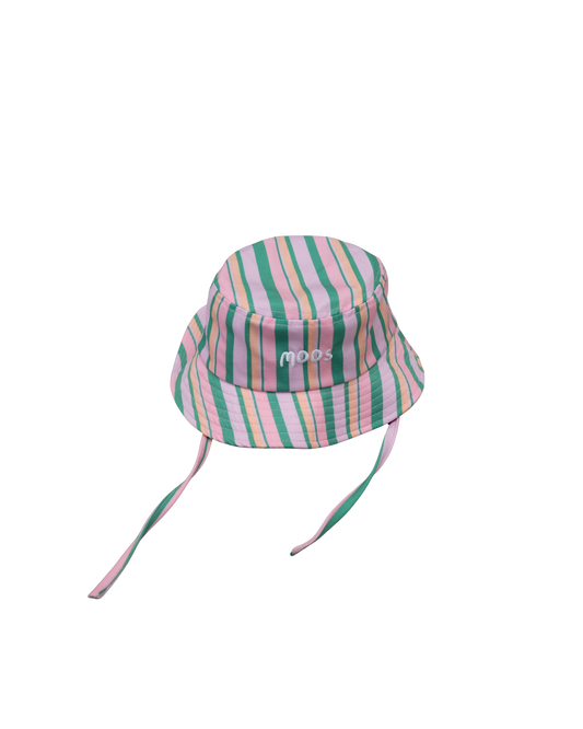 MOOS BUCKET - PINK STRIPE