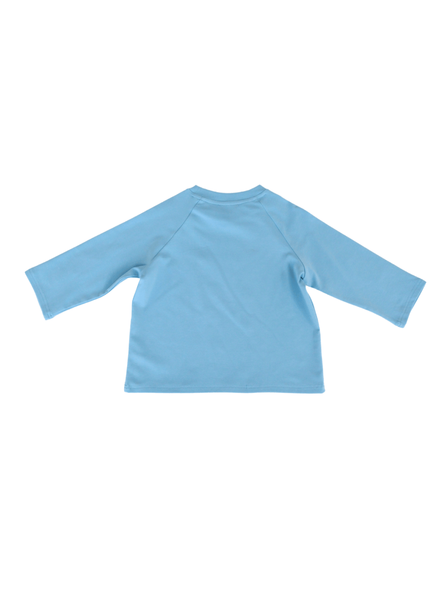 FLAMING HEART L/S - BLUE