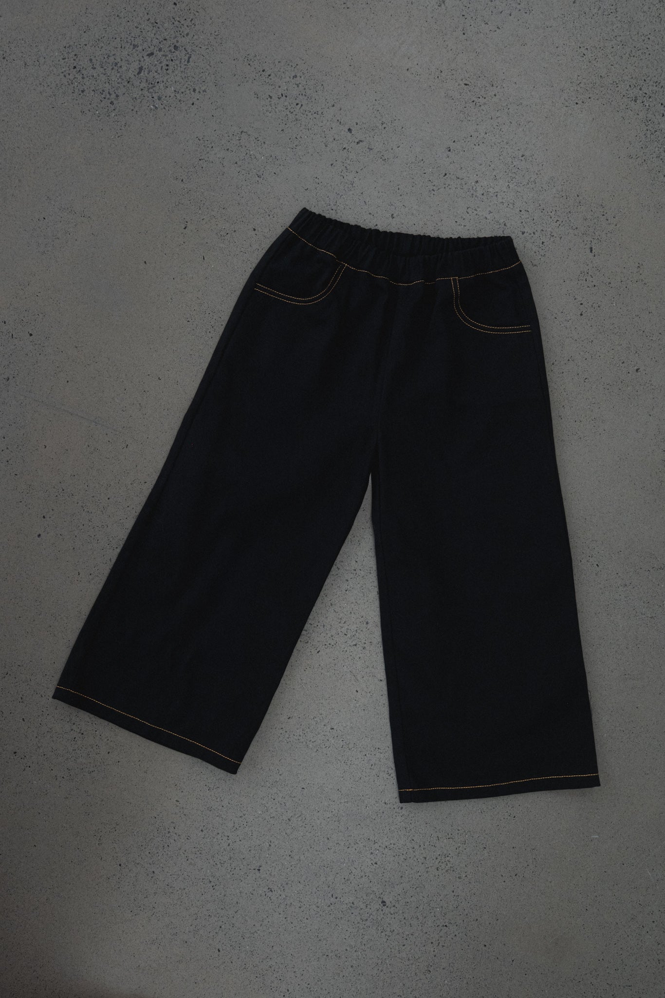 DRILL PANT - WASHED BLACK