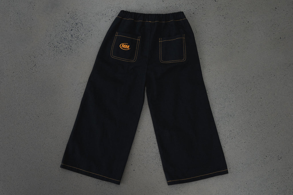 DRILL PANT - WASHED BLACK