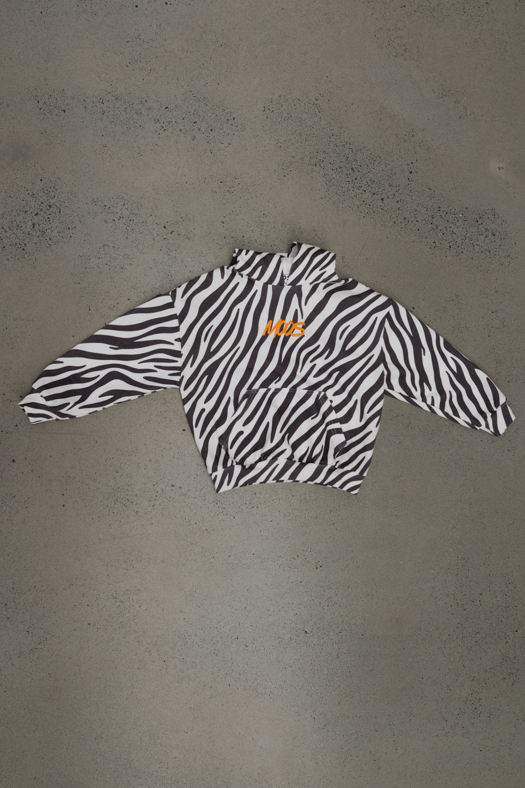 ZEBRA HOODIE - BLACK