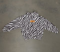 ZEBRA HOODIE - BLACK