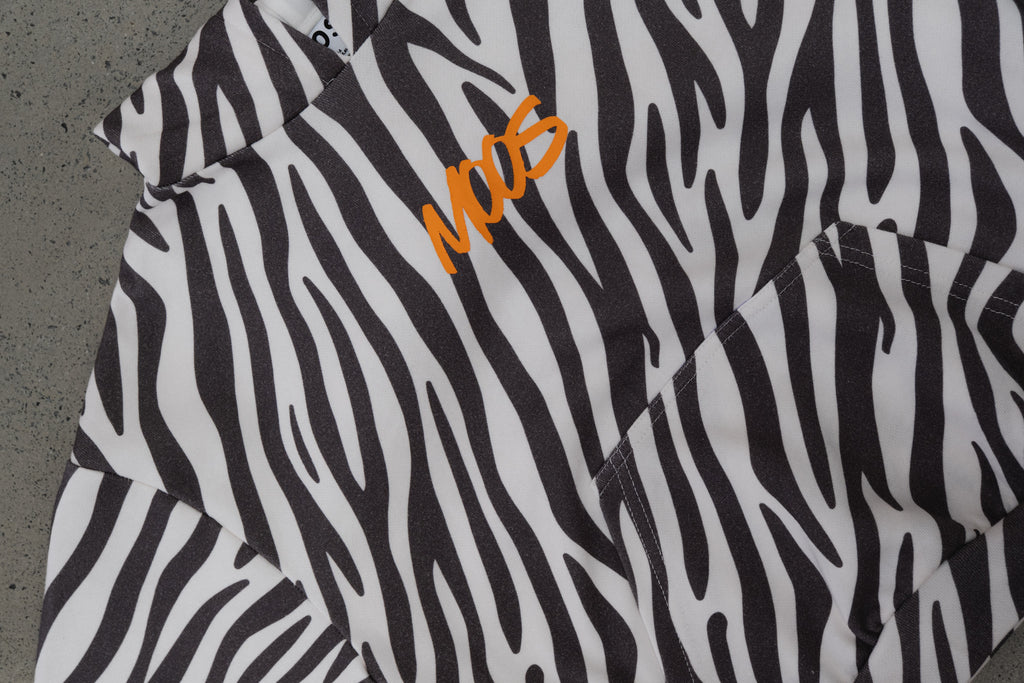 ZEBRA HOODIE - BLACK