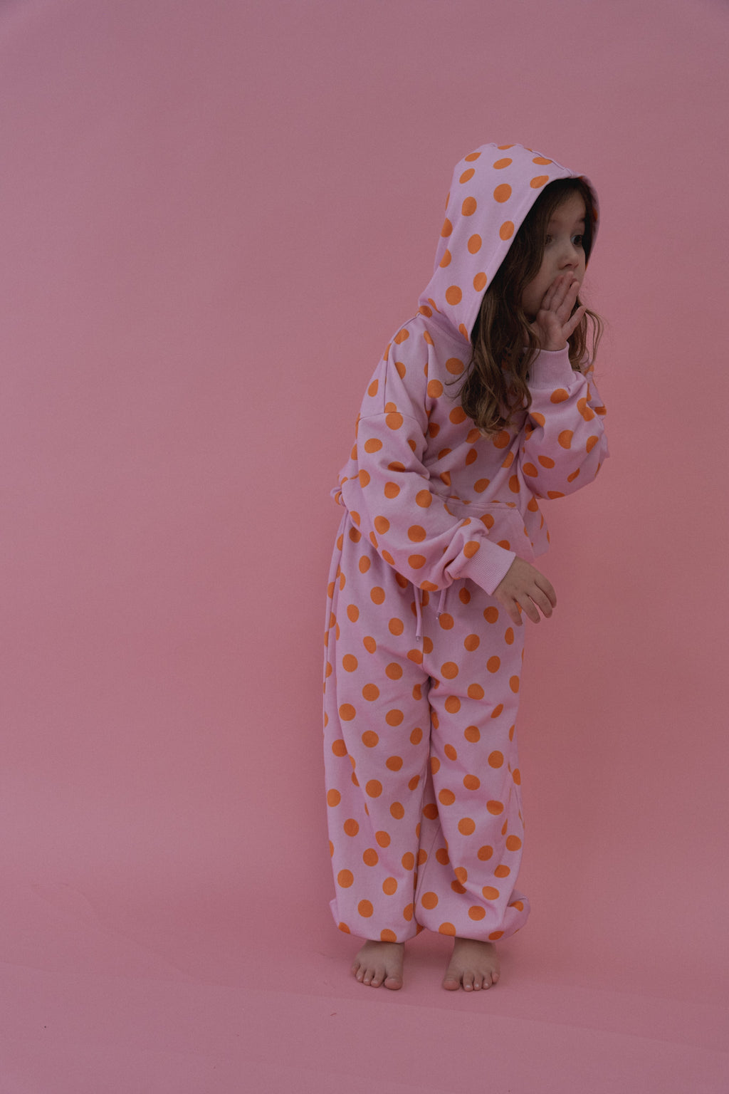 POLKA TRACKPANT - PINK