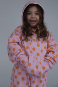 POLKA HOODIE - PINK