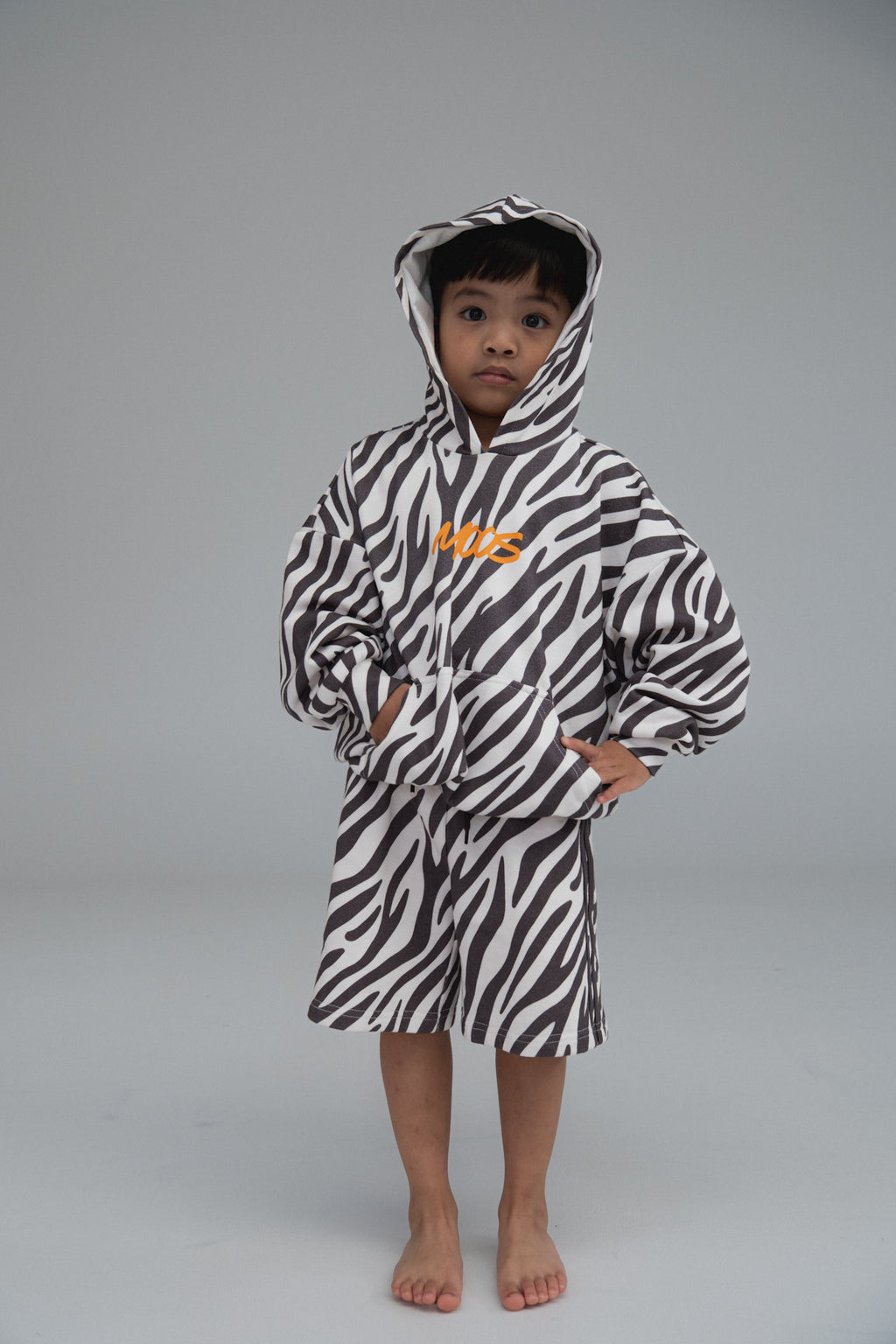ZEBRA SHORT - BLACK
