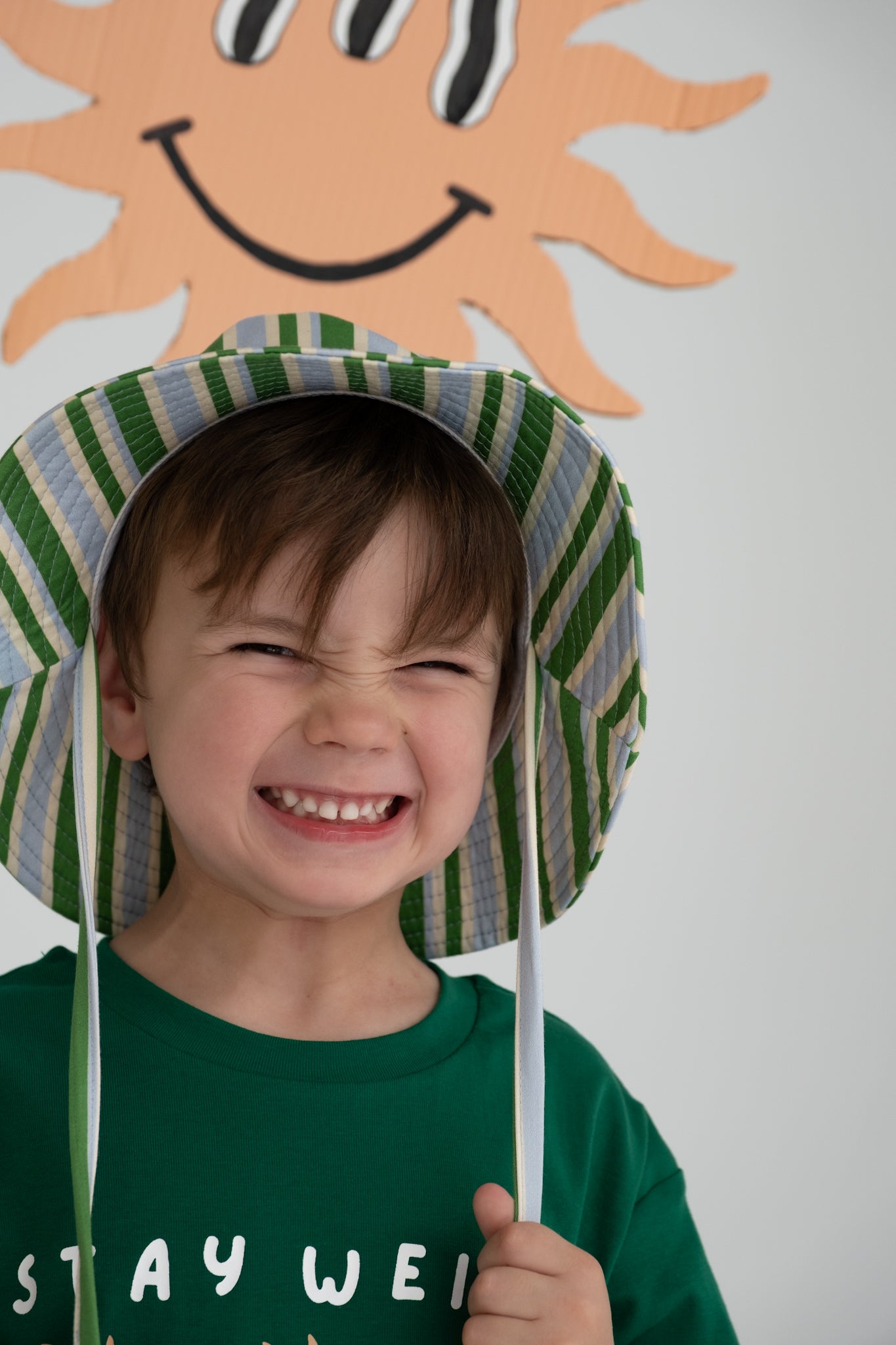 MOOS BUCKET - BLUE STRIPE