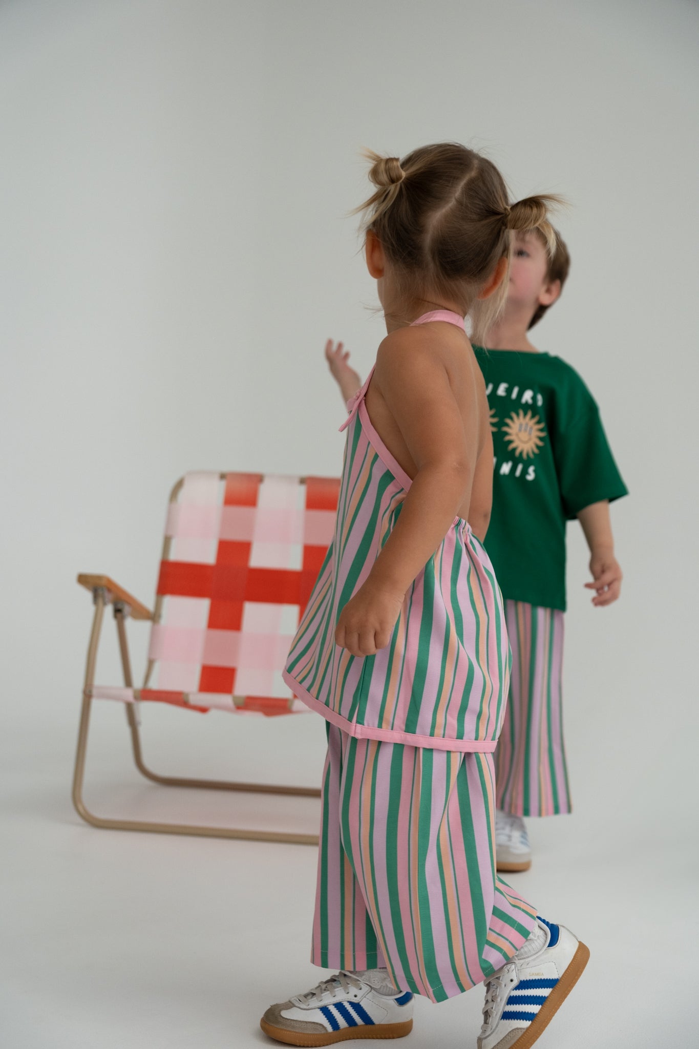 EVERYDAY PANT - PINK STRIPE